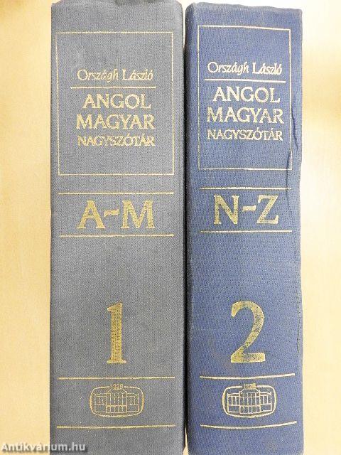 Angol-magyar nagyszótár 1-2.