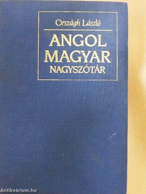 Angol-magyar nagyszótár 1-2.