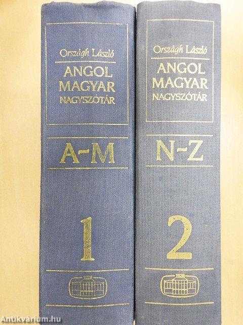 Angol-magyar nagyszótár 1-2.