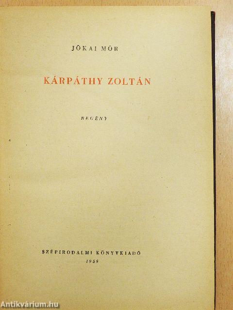 Kárpáthy Zoltán