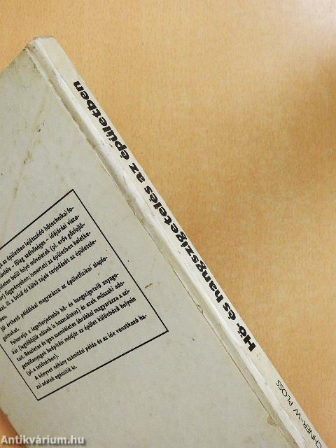 Hő- és hangszigetelés az épületben