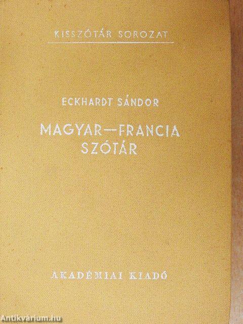 Magyar-francia szótár