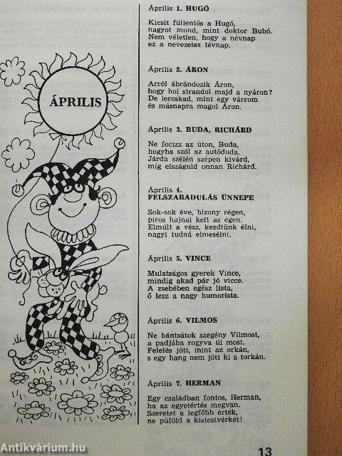 Mókás gyerekkalendárium