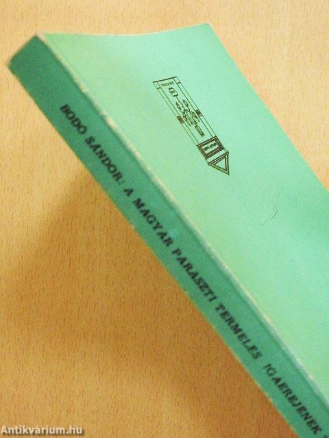 A magyar paraszti termelés igaerejének története