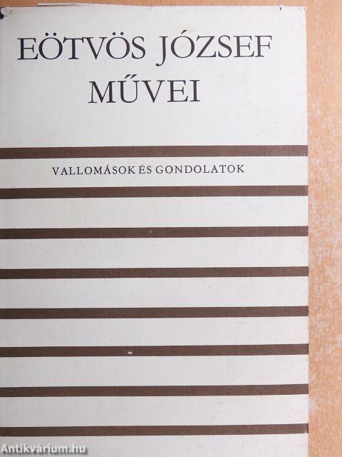 Vallomások és gondolatok