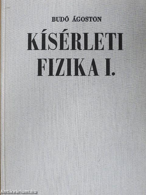 Kísérleti fizika I.