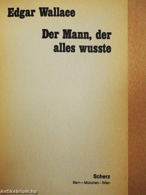 Der Mann, der alles wusste