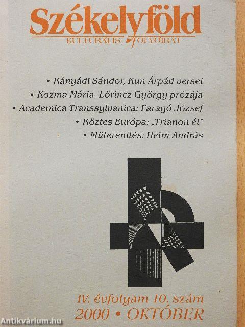 Székelyföld 2000. október