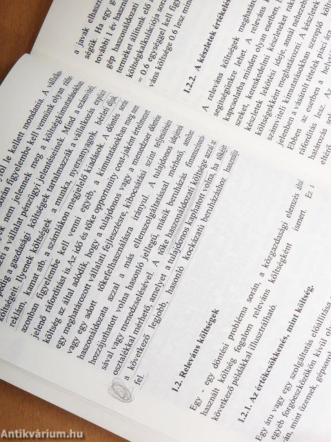 Költséggazdálkodás-árak