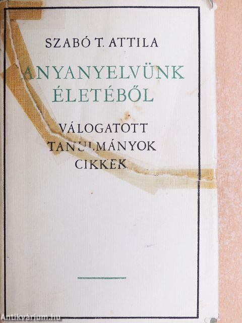 Anyanyelvünk életéből