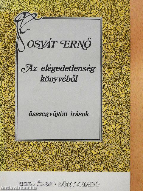 Az elégedetlenség könyvéből