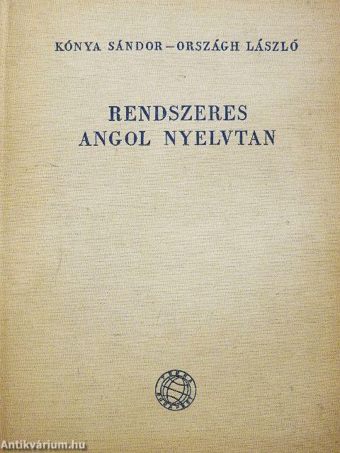 Rendszeres angol nyelvtan