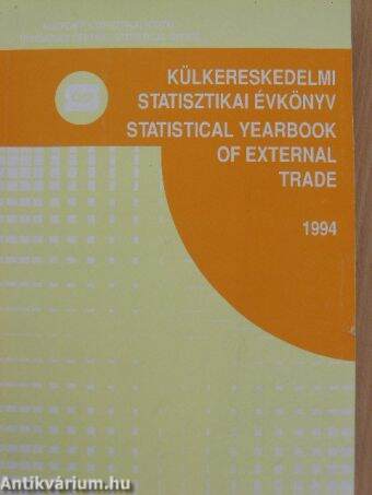 Külkereskedelmi statisztikai évkönyv 1994