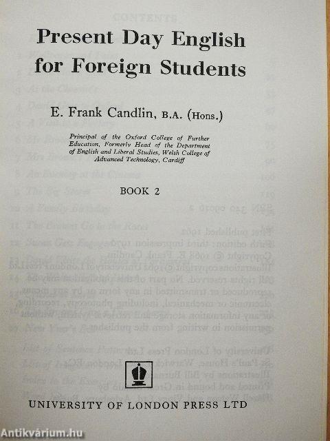 Present Day English for Foreign Students Book 2.