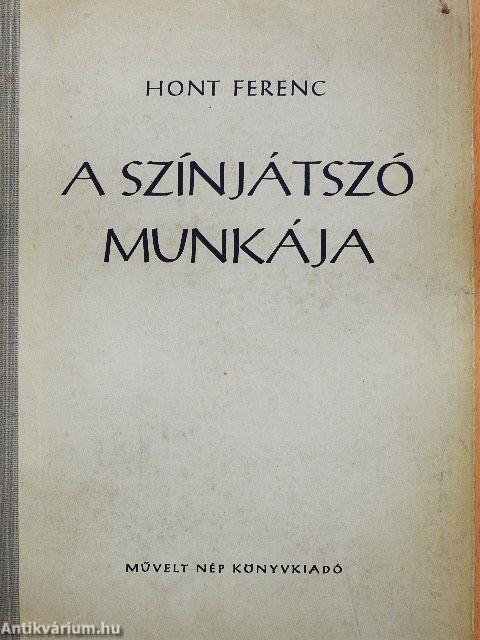 A színjátszó munkája