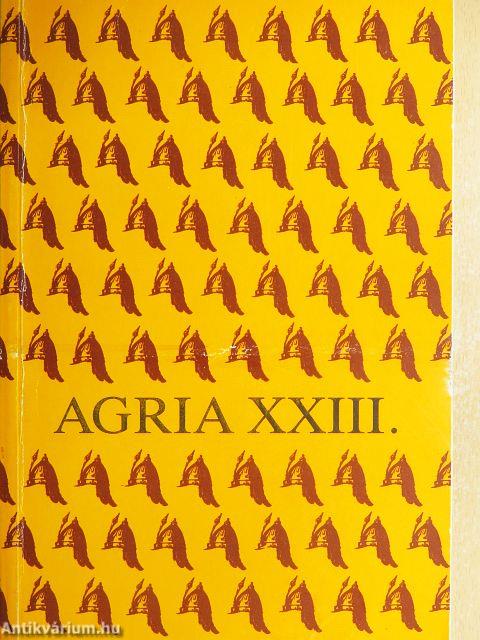 Agria XXIII.