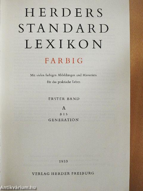 Herders Standard Lexikon - Farbig I-III.
