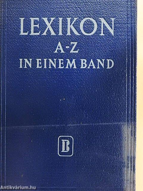 Lexikon A-Z in einem band