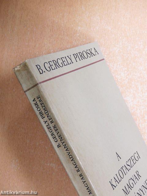 A kalotaszegi magyar ragadványnevek rendszere