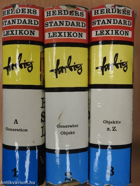 Herders Standard Lexikon - Farbig I-III.