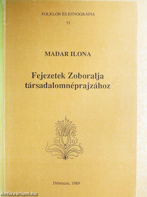 Fejezetek Zoboralja társadalomnéprajzához