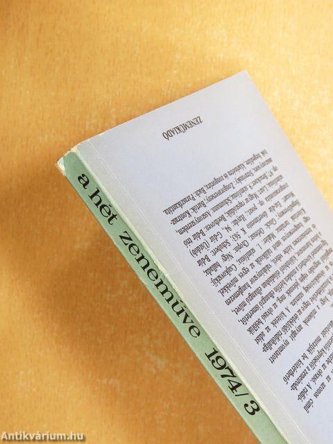 A Hét Zeneműve 1974/3.