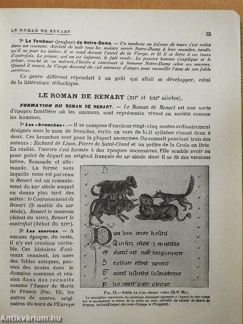 Histoire illustrée de la Littérature Francaise