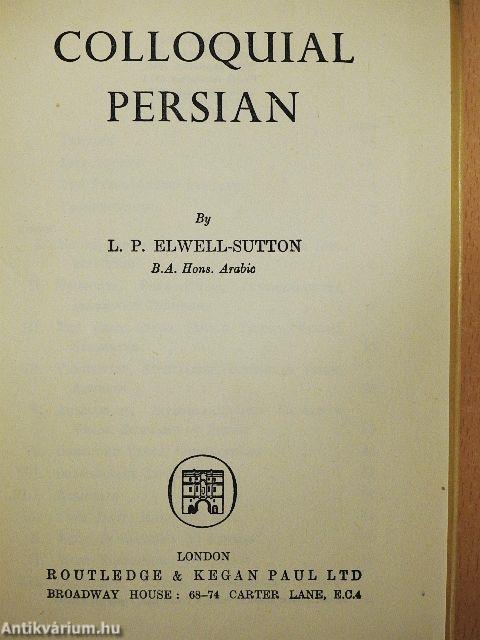 Colloquial Persian