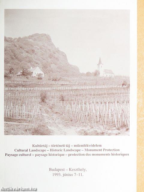 Kultúrtáj-történeti táj-műemlékvédelem