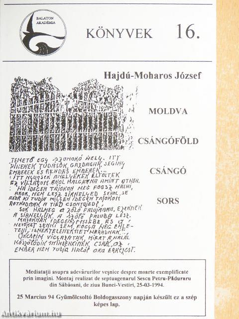 Moldva, Csángóföld, csángó sors