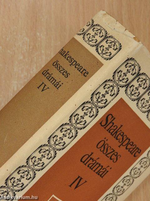 Shakespeare összes drámái IV.