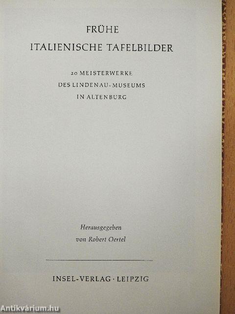 Frühe italienische Tafelbilder