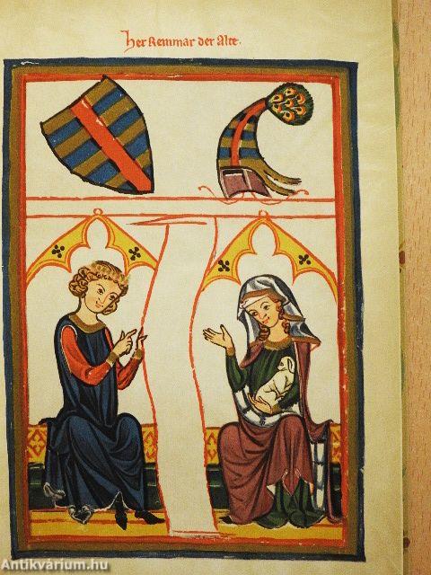 Die Minnesinger in Bildern der Manessischen Handschrift