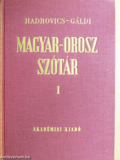 Magyar-orosz szótár I-II.