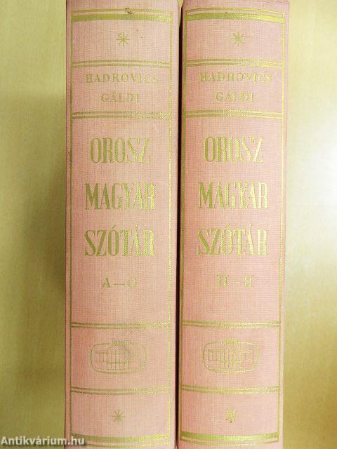 Orosz-magyar szótár I-II.