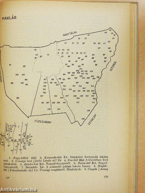 Heves megye földrajzi nevei I.