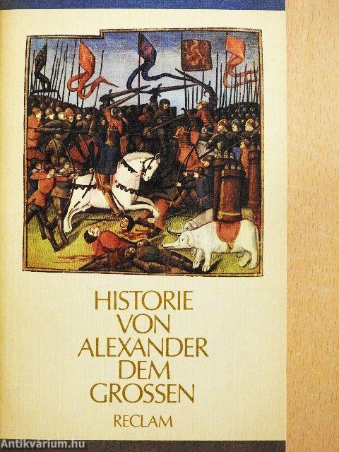 Historie von Alexander dem Grossen