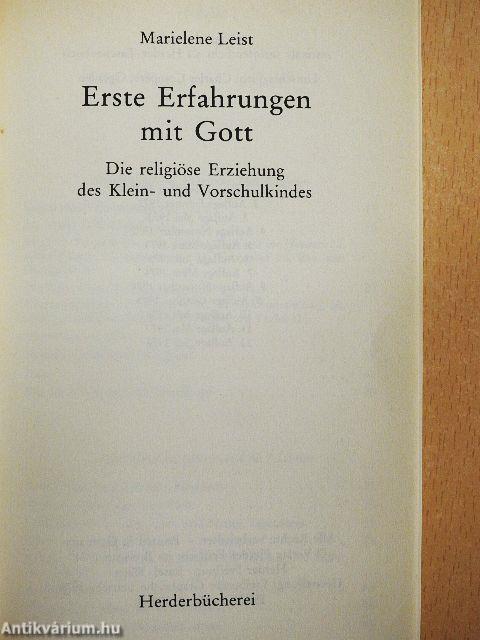 Erste Erfahrungen mit Gott