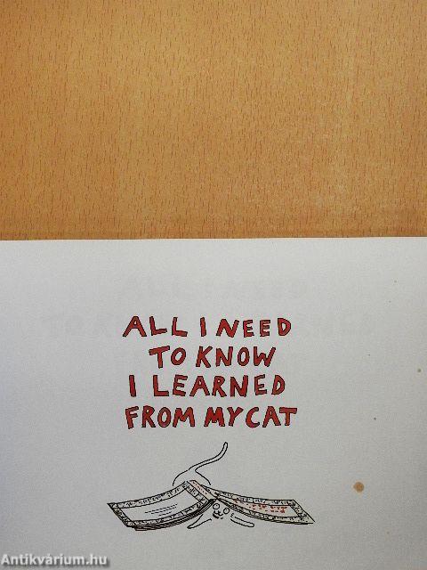 All I Need to Know I Learned from my Cat