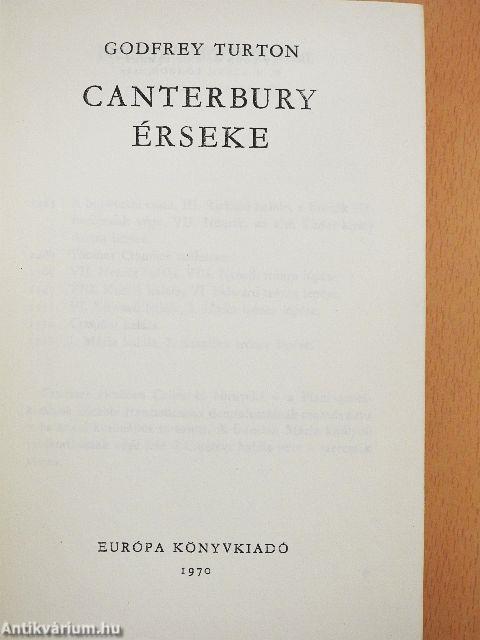 Canterbury érseke