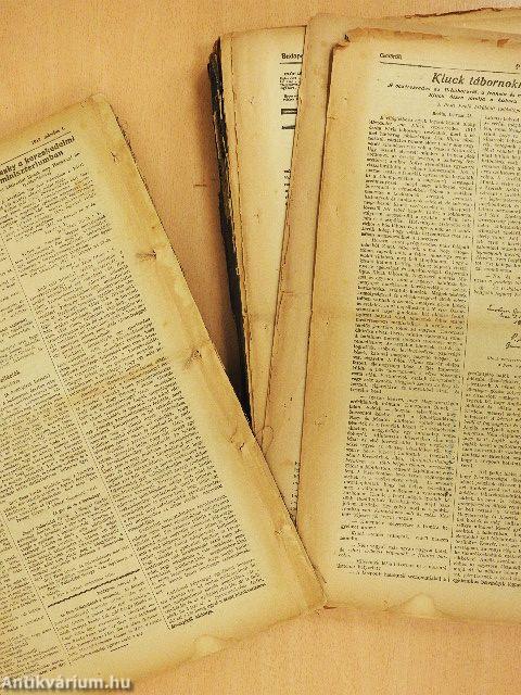 Pesti Napló 1917. (nem teljes évfolyam) (rossz állapotú)