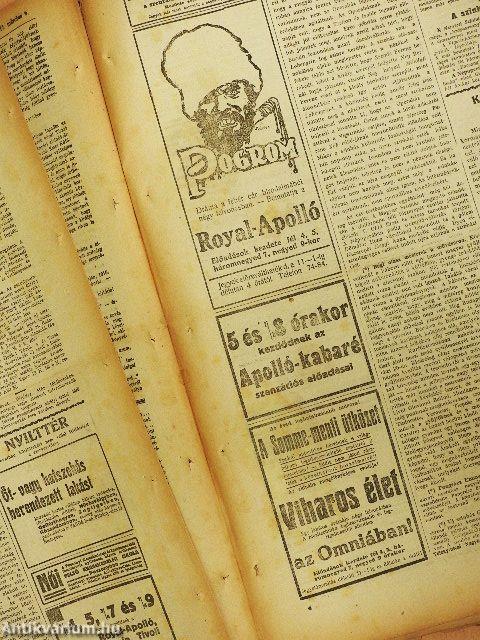 Pesti Napló 1917. (nem teljes évfolyam) (rossz állapotú)