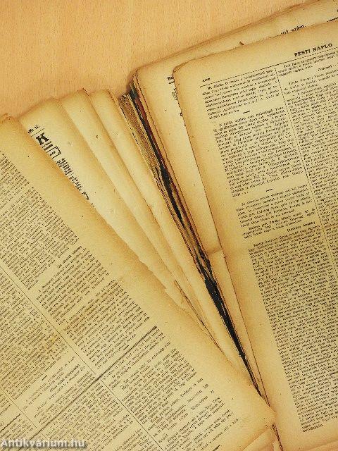 Pesti Napló 1917. (nem teljes évfolyam) (rossz állapotú)