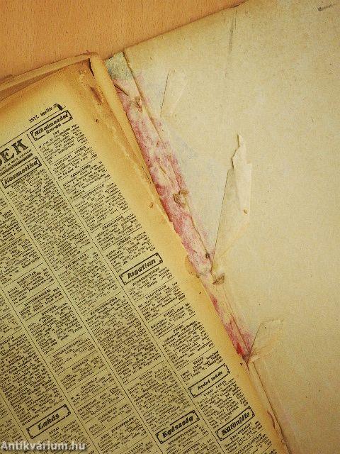 Pesti Napló 1917. (nem teljes évfolyam) (rossz állapotú)