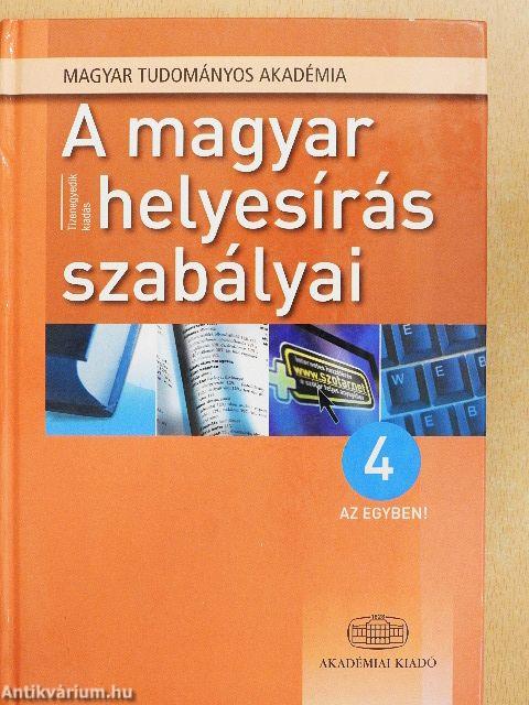 A magyar helyesírás szabályai