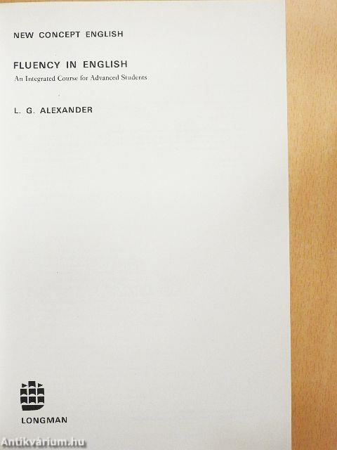 Fluency in English