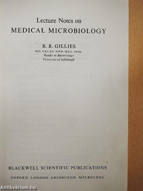 Lecture Notes on Medical Microbiology