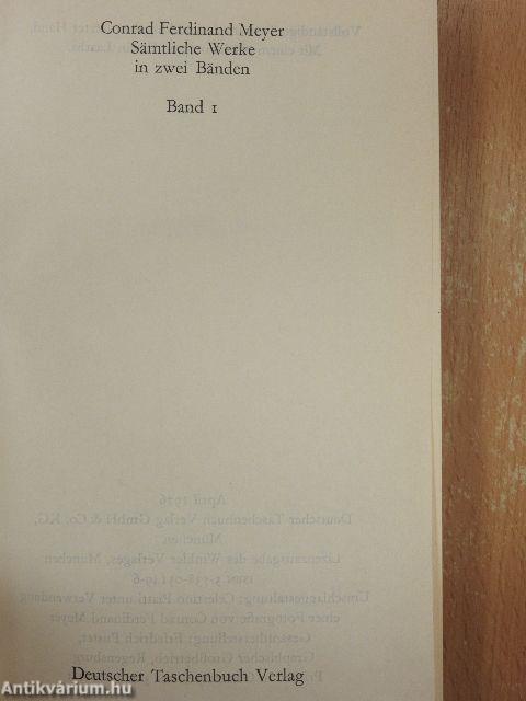 Sämtliche Werke in zwei Bänden I-II.