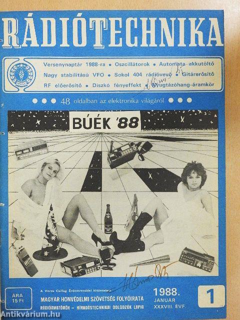Rádiótechnika 1988. január-december