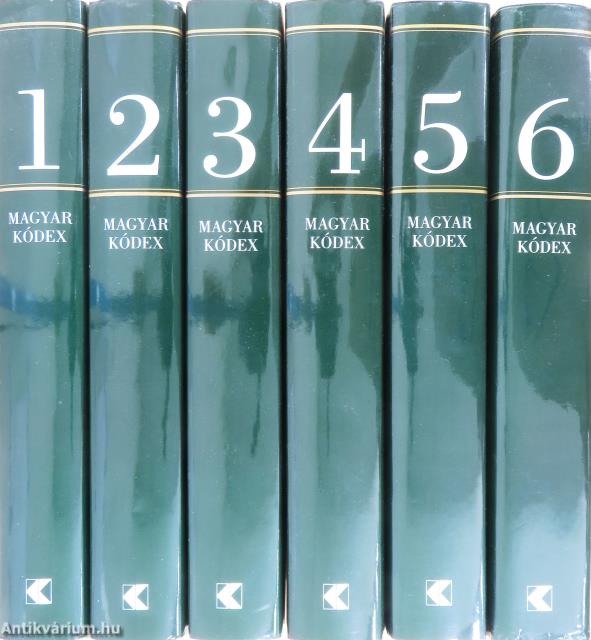 Magyar kódex 1-6. - 1 db CD-vel